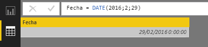 Función DATE: Ejemplo de uso