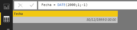 DATE function: Example of use