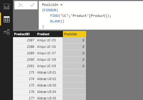 Función FIND: Ejemplo de uso