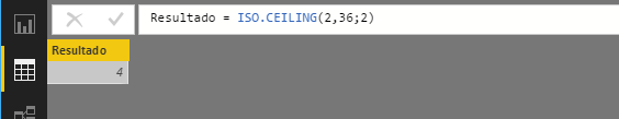 Función ISO.CEILING. Ejemplo de uso