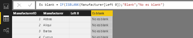 Función LEFT: Ejemplo de uso