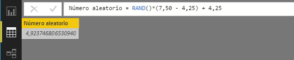 RAND function. Example of use