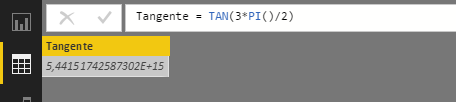 TAN function. Example of use