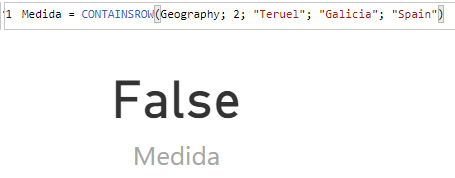 Función CONTAINSROW