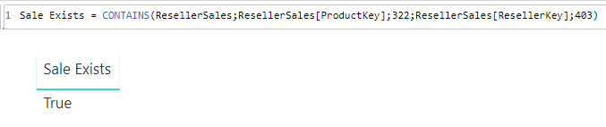 Función CONTAINS. Ejemplo de uso