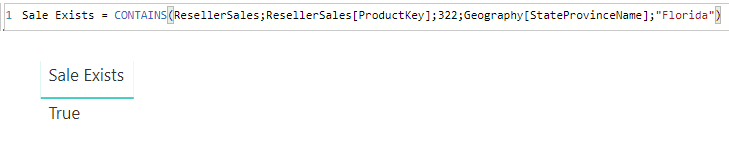 Función CONTAINS. Ejemplo de uso