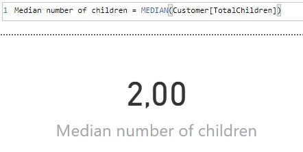 Función MEDIAN. Ejemplo de uso