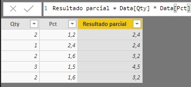 Función PRODUCTX. Ejemplo de uso