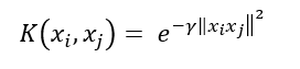 Radial basis function kernel