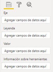 Configuración de Stacked bar chart