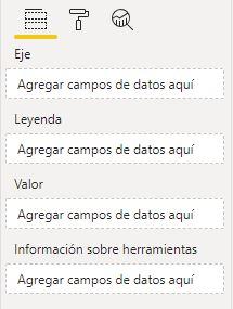 Configuración de Clustered bar chart