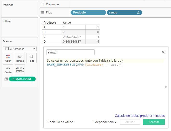 Función RANK_PERCENTILE