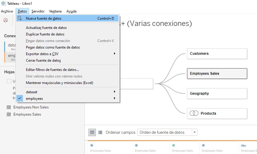 Adición de una nueva fuente de datos