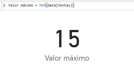 Valor máximo