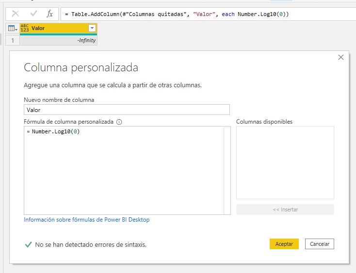 Función Number.Log10