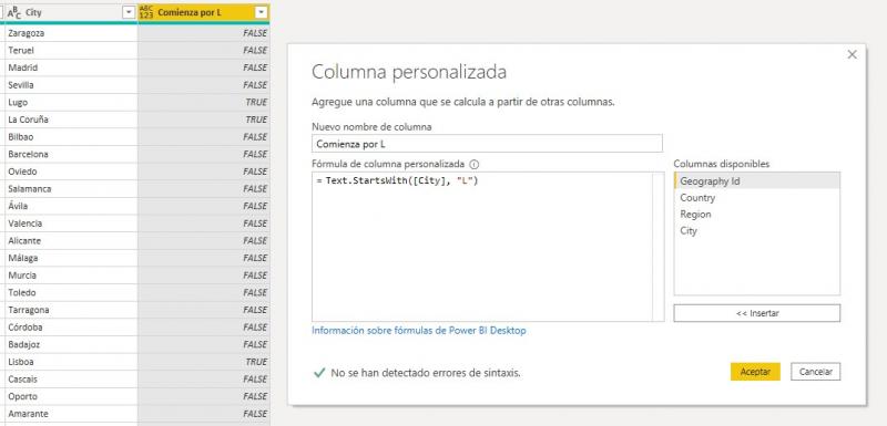 Función Text.StartsWith