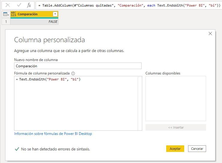 Función Text.EndsWith