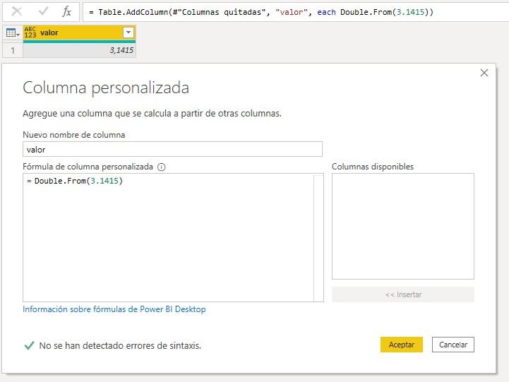 Función Double.From