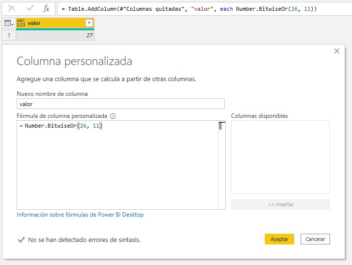 Función Number.BitwiseOr