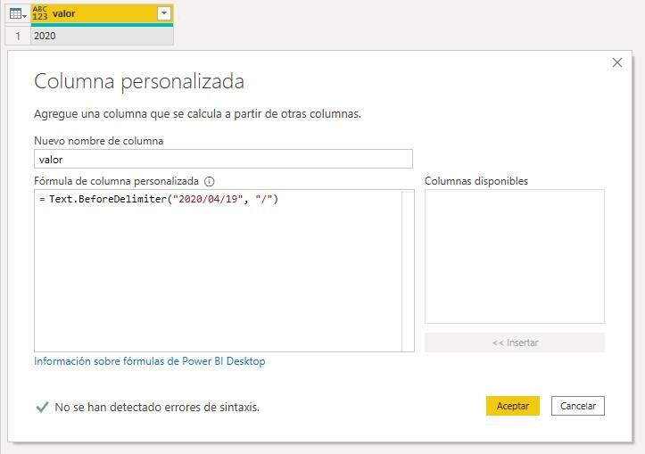 Función Text.BeforeDelimiter
