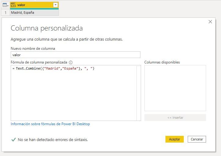 Función Text.Combine