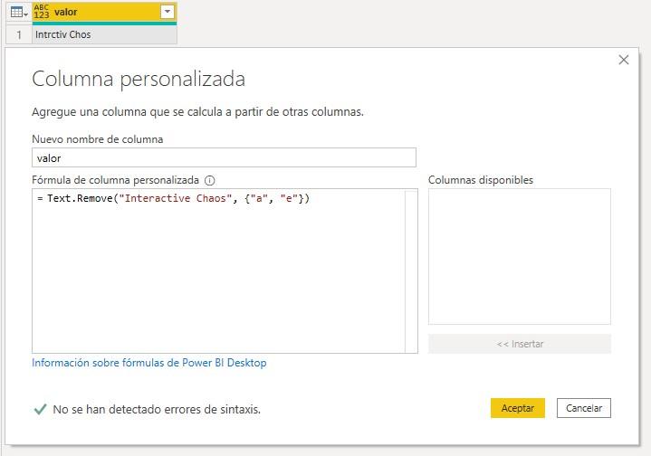 Función Text.Remove
