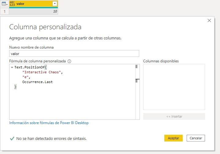 Función Text.PositionOf