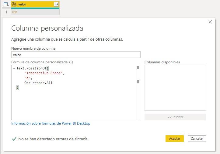 Función Text.PositionOf
