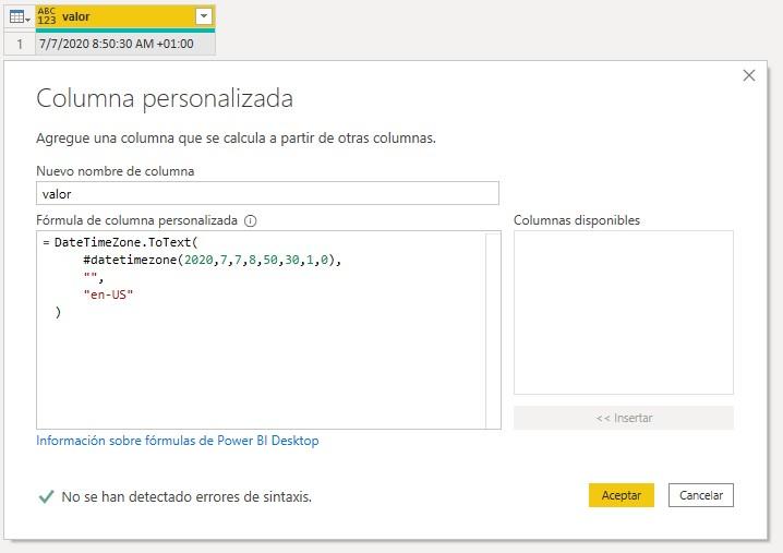 Función M DateTimeZone.ToText