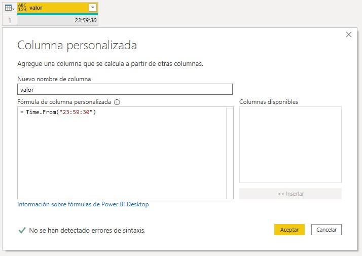 Función M Time.From