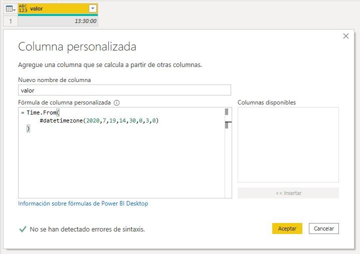 Función M Time.From