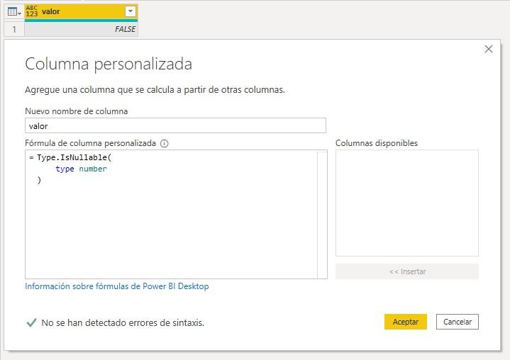 Función M Type.IsNullable