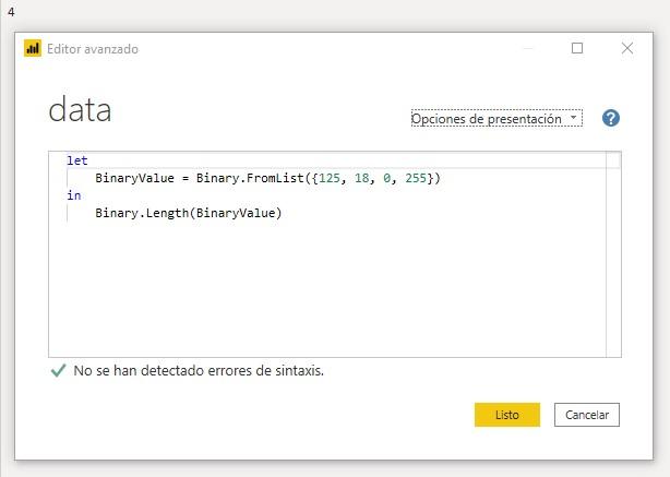 Función M Binary.Length