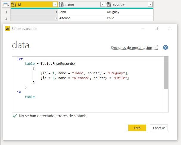 Función M Table.CombineColumns