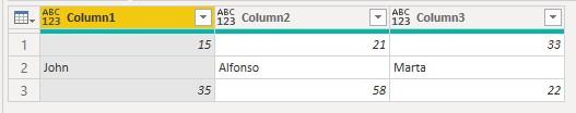 Función M Table.Transpose