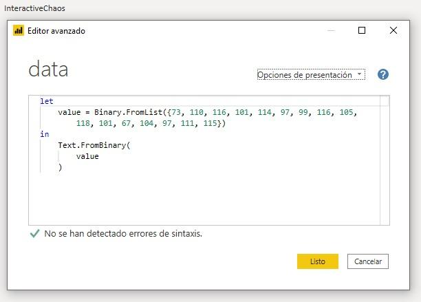 Función M Text.FromBinary