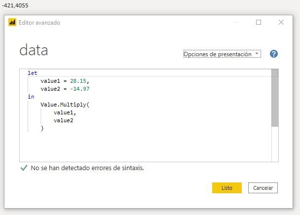 Función M Value.Multiply