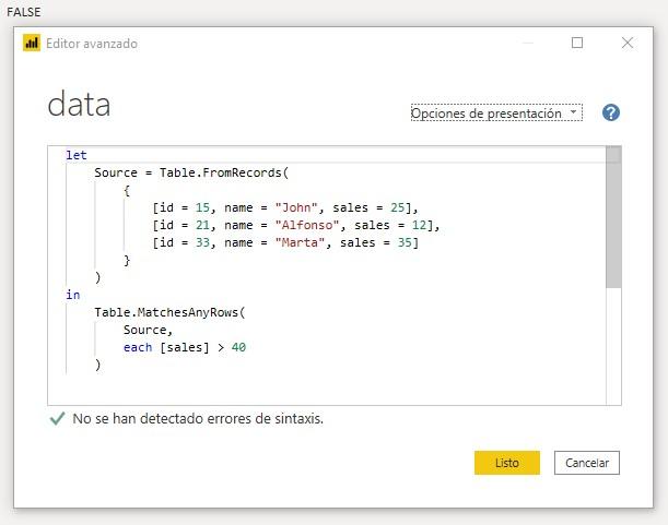 Función M Table.MatchesAnyRows